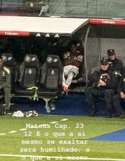 La publicación del padre de Endrick en redes sociales La publicación del padre de Endrick en redes sociales