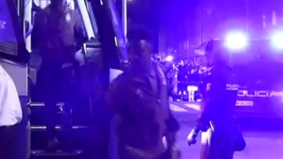 Vinicius en su llegada al Estadio Municipal El Prado Vinicius en su llegada al Estadio Municipal El Prado