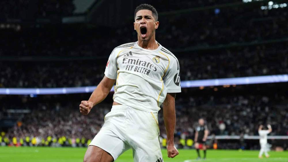 Jude Bellingham, celebrando su gol frente al Sevilla.