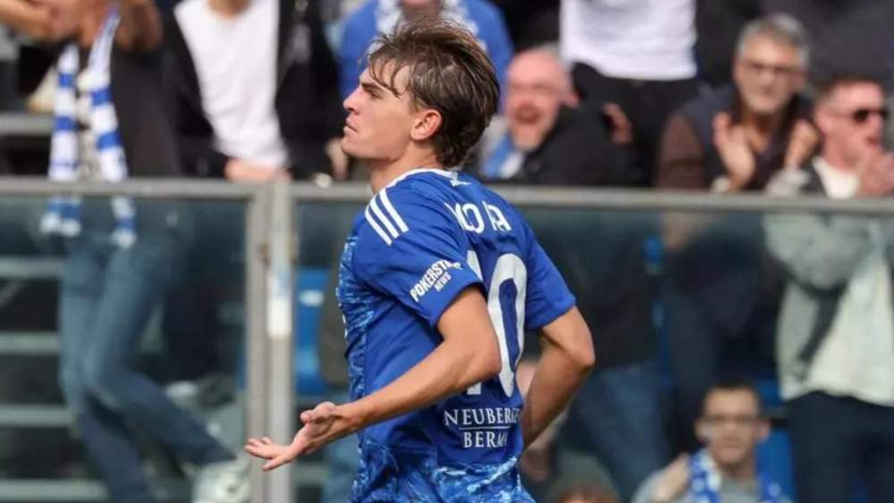 Nico Paz, celebrando un gol con el Como en un partido de la presente campaña. Nico Paz, celebrando un gol con el Como en un partido de la presente campaña.
