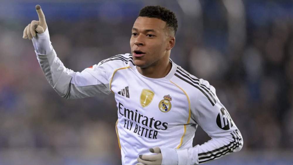 Kylian Mbappé, celebrando el gol de la semana pasada contra el Alavés. Kylian Mbappé, celebrando el gol de la semana pasada contra el Alavés.