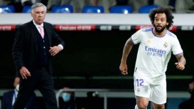Marcelo y Carlo Ancelotti