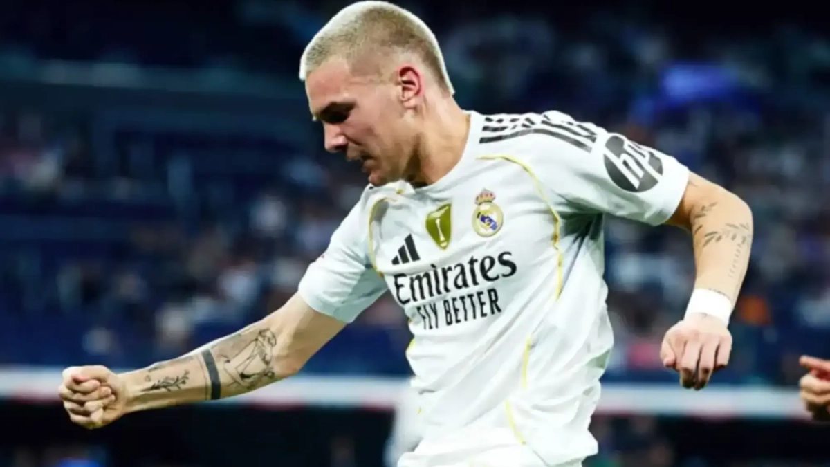 Mastantuono jugando con el Real Madrid Mastantuono jugando con el Real Madrid