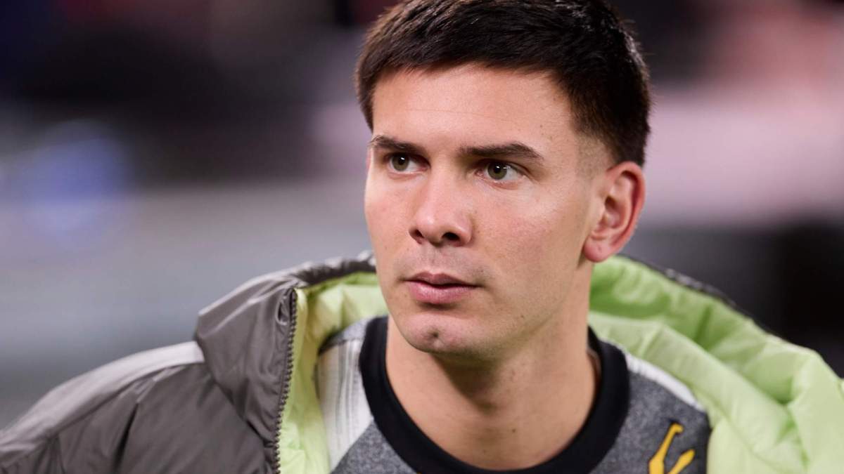 Franco Mastantuono en un partido del Real Madrid. 