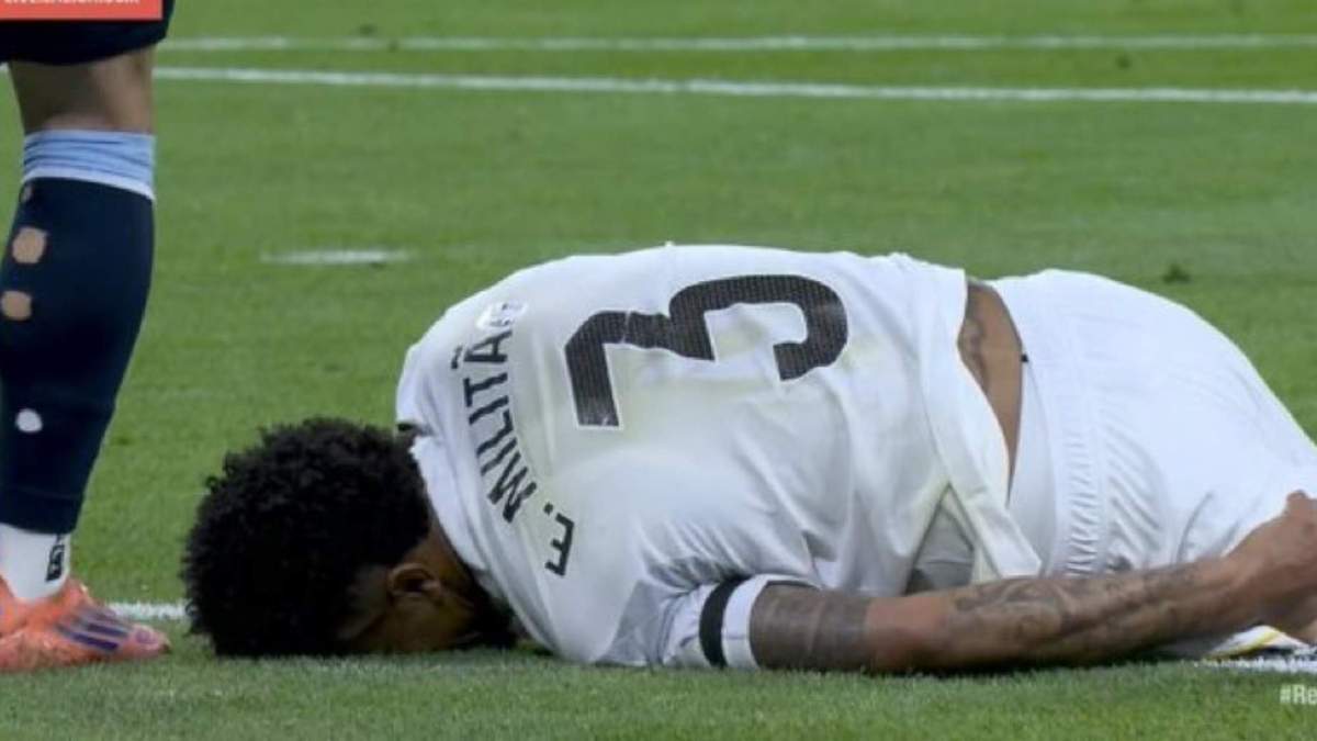 Militao lesionado Militao lesionado