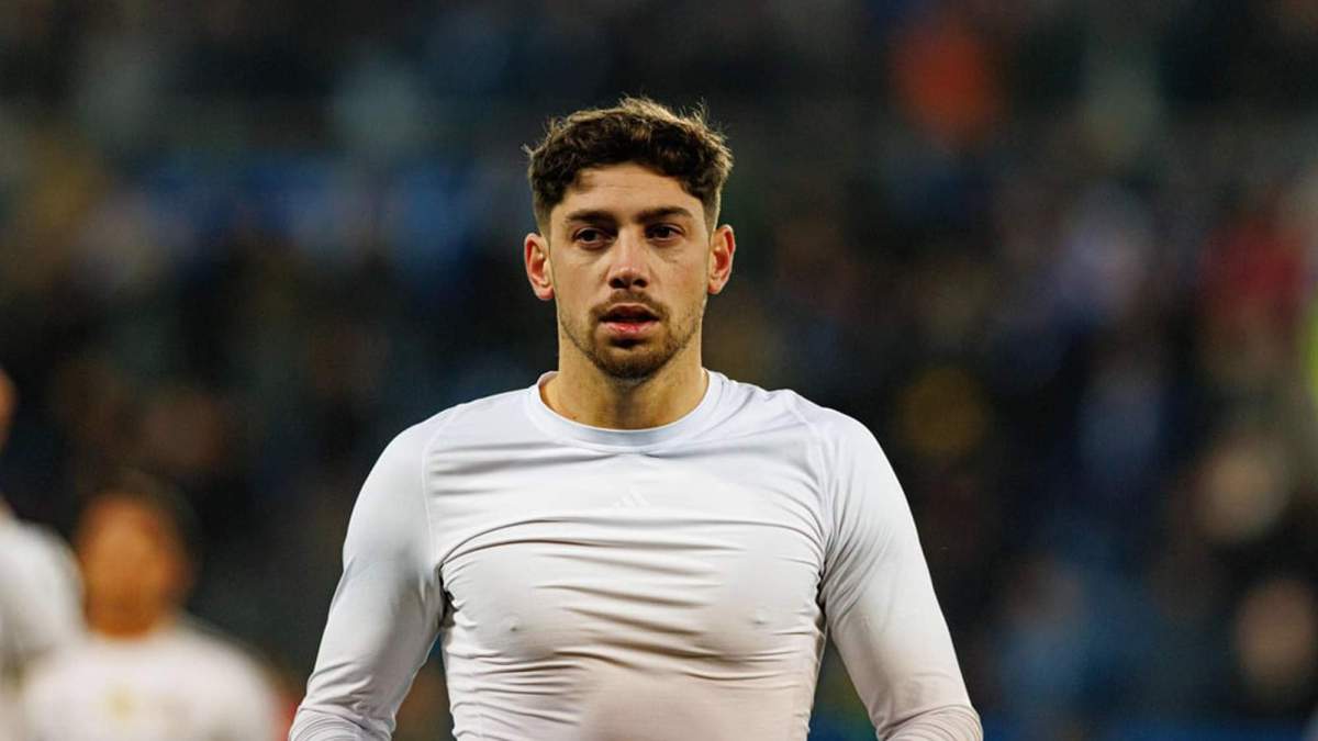 Fede Valverde después de disputar un partido con el Real Madrid.