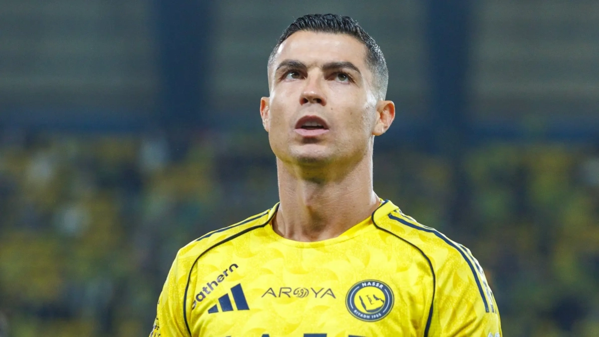 Cristiano Ronaldo disputando un partido con el Al Nassr.