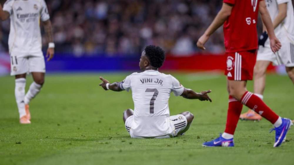 Vinicius Junior, en el partido del pasado sábado contra el Sevilla.
