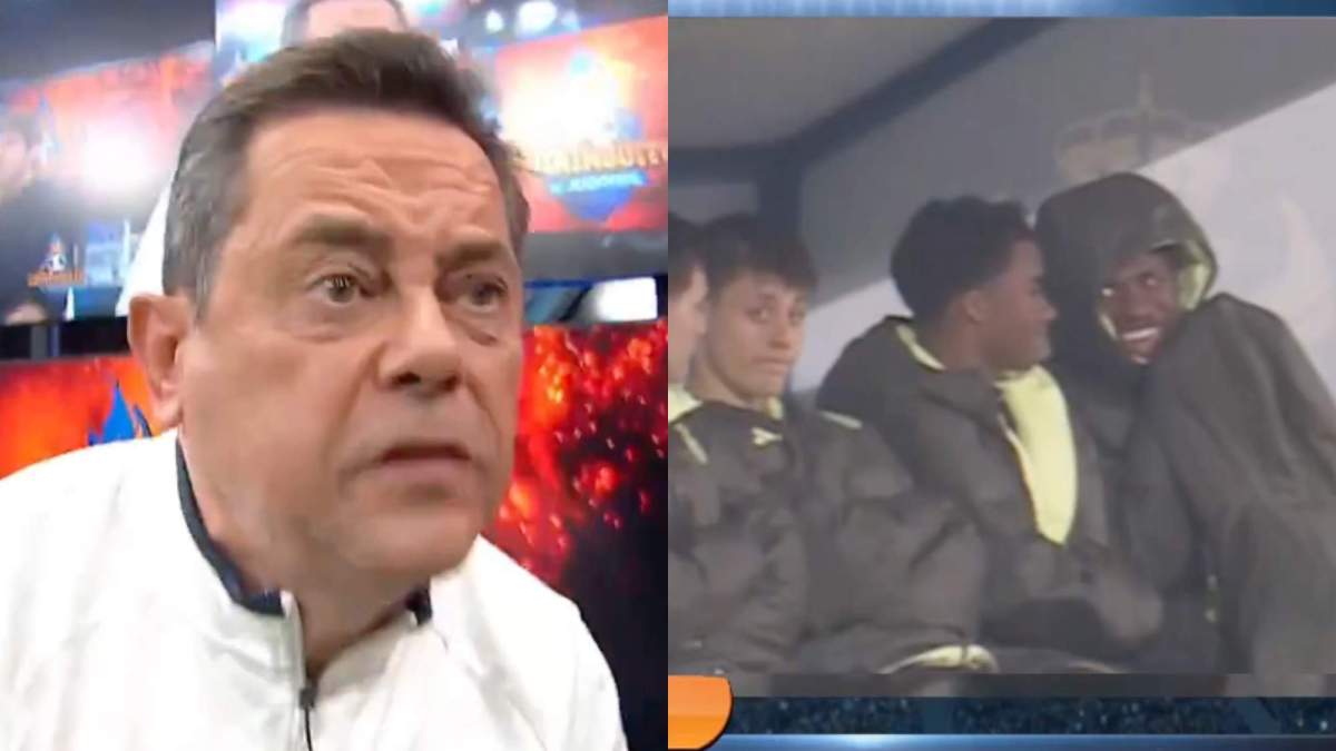 Tomás Roncero ha explotado tras ver a Vinicius en el banquillo riéndose en el partido del Real Madrid en Talavera.