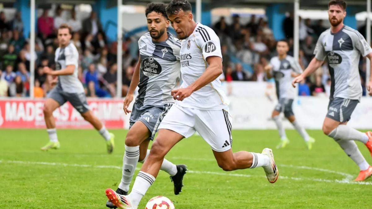Rachad Fettal jugando un partido con el Real Madrid Castilla. Rachad Fettal jugando un partido con el Real Madrid Castilla.