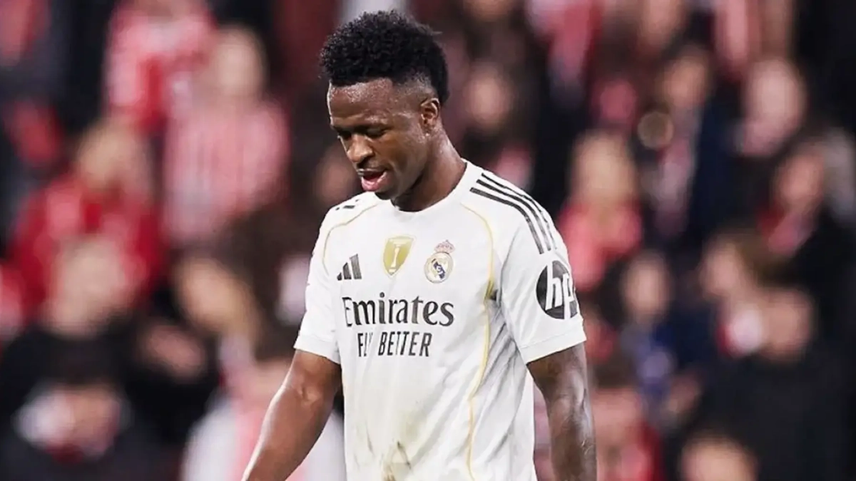 Vinícius Júnior en un partido del Real Madrid.