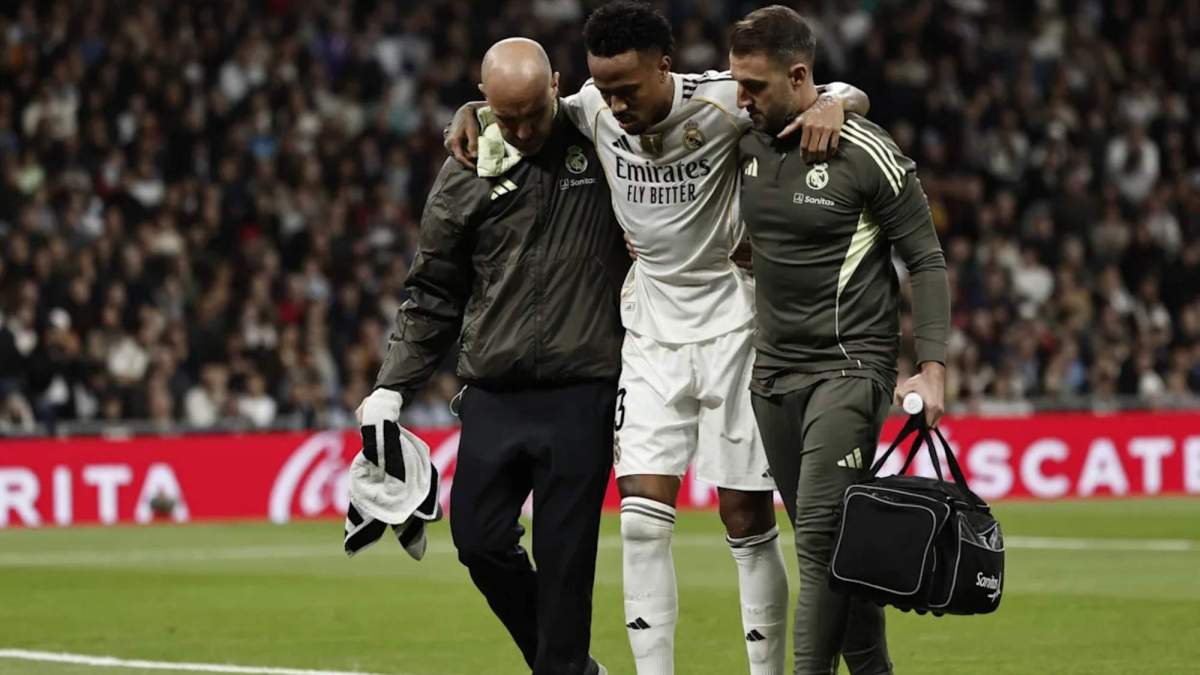 Eder Militao, baja durante los próximos cuatro meses Eder Militao, baja durante los próximos cuatro meses