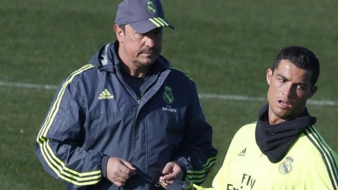 Rafa Benítez en su etapa como entrenador del Real Madrid