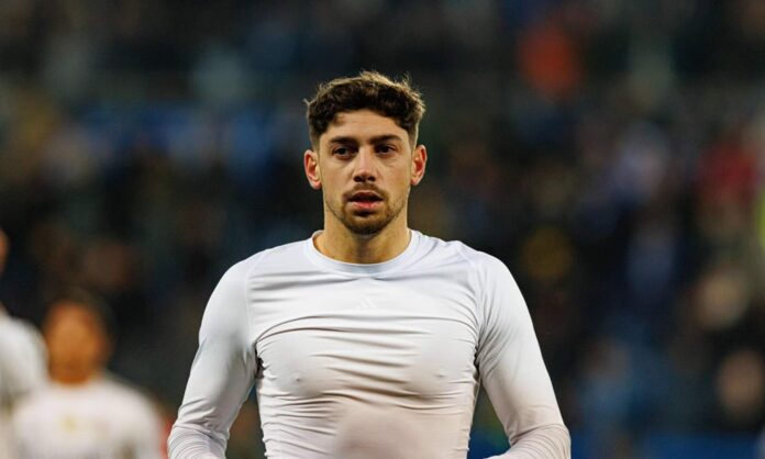 Fede Valverde después de disputar un partido con el Real Madrid.