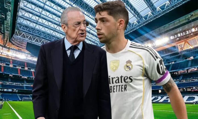 Florentino Pérez está preocupado con el estado de forma que atraviesa Fede Valverde