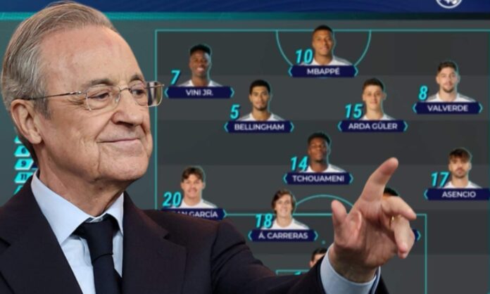 Florentino Pérez ha roto su silencio después de conocer el once titular del Real Madrid contra el Celta de Vigo.