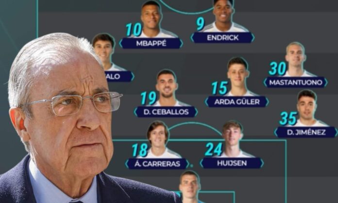 Florentino Pérez ha reaccionado ya con sus típicas sensaciones en la previa del partido ante el Talavera luego de darse a conocer la alineación de Xabi Alonso.