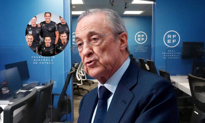 Florentino Pérez, árbitros de España y una sala VAR. 