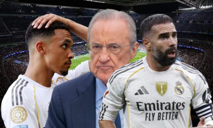 Florentino Pérez ha tomado una decisión definitiva sobre lo que hacer en el Real Madrid respecto al lateral derecho luego de las lesiones de Trent Alexander-Arnold y Dani Carvajal.