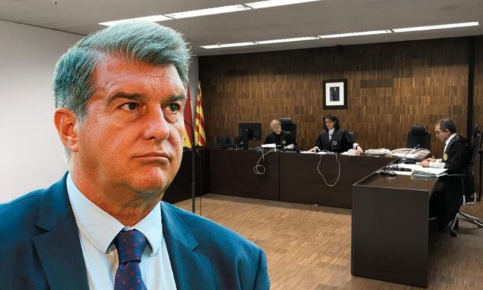 Joan Laporta ha declarado esta mañana en los juzgados de Barcelona por el 