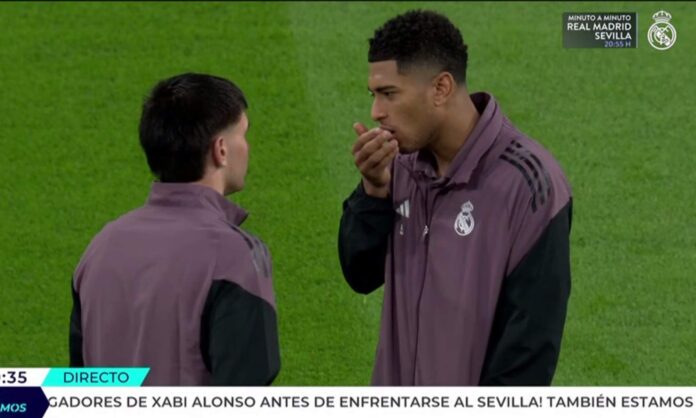 Bellingham salió a ver el césped del Bernabéu y se acordó de Talavera: 