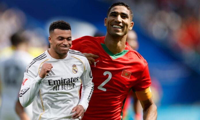 Mbappé apoya a Achraf