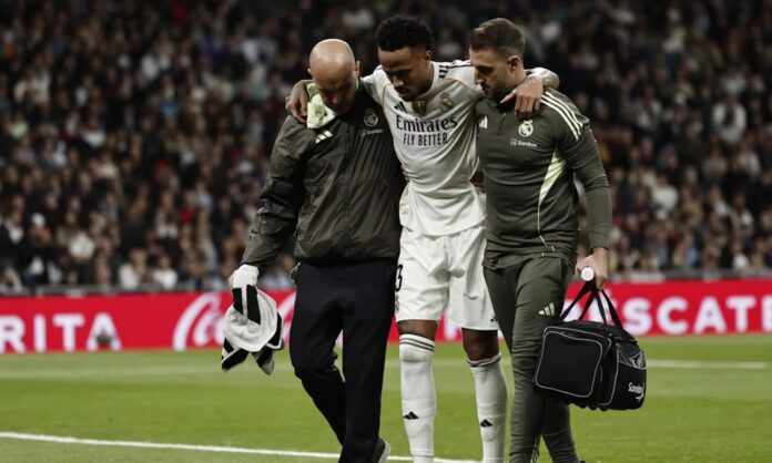 Eder Militao, baja durante los próximos cuatro meses