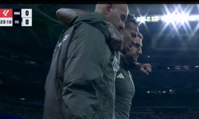 Militao se fue lesionado y le dio a los médicos la mala noticia: 