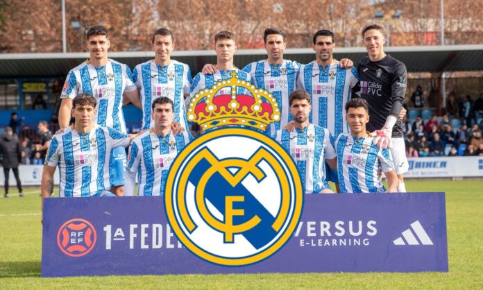 Once del Talavera y escudo del Real Madrid.