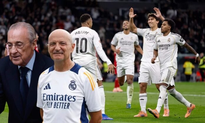 Pintus habla con Florentino del físico del equipo