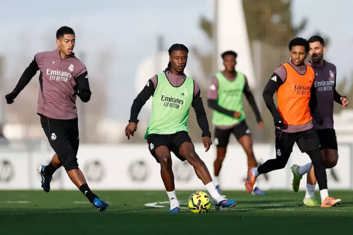  El Real Madrid vuelve al trabajo tras Navidad

