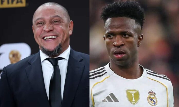 Roberto Carlos habla con Vinicius sobre los pitos del Bernabéu
