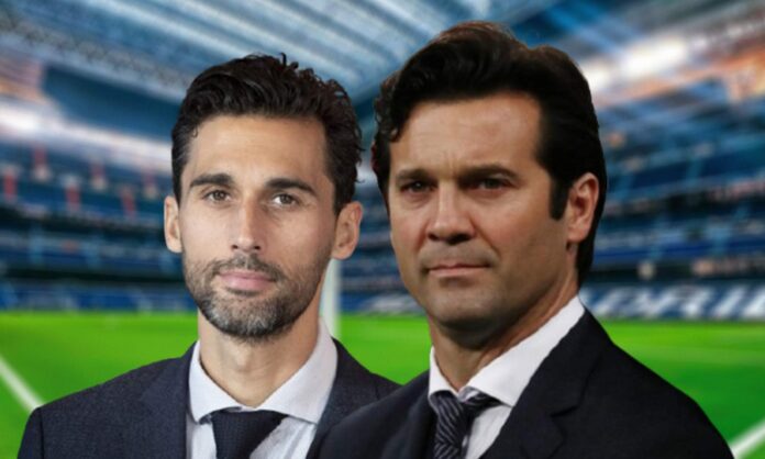 Álvaro Arbeloa, Santiago Solari y el Santiago Bernabéu.