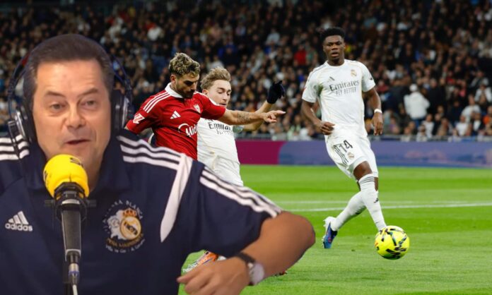 Tomás Roncero ha señalado al mejor futbolista del Real Madrid contra el Sevilla en el primer tiempo.