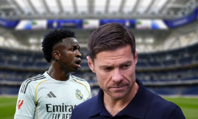 Xabi Alonso, Vinícius Júnior y el Santiago Bernabéu.