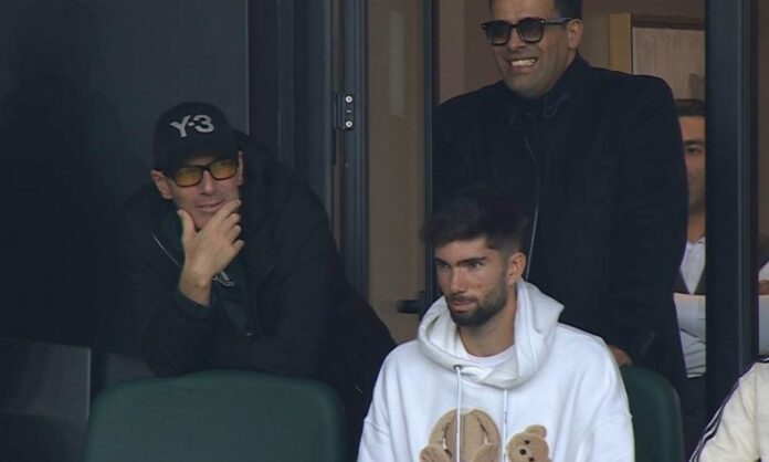 Zinedine Zidane ha sorprendido, al ser visto esta tarde en Marruecos viendo un partido de la Copa África.