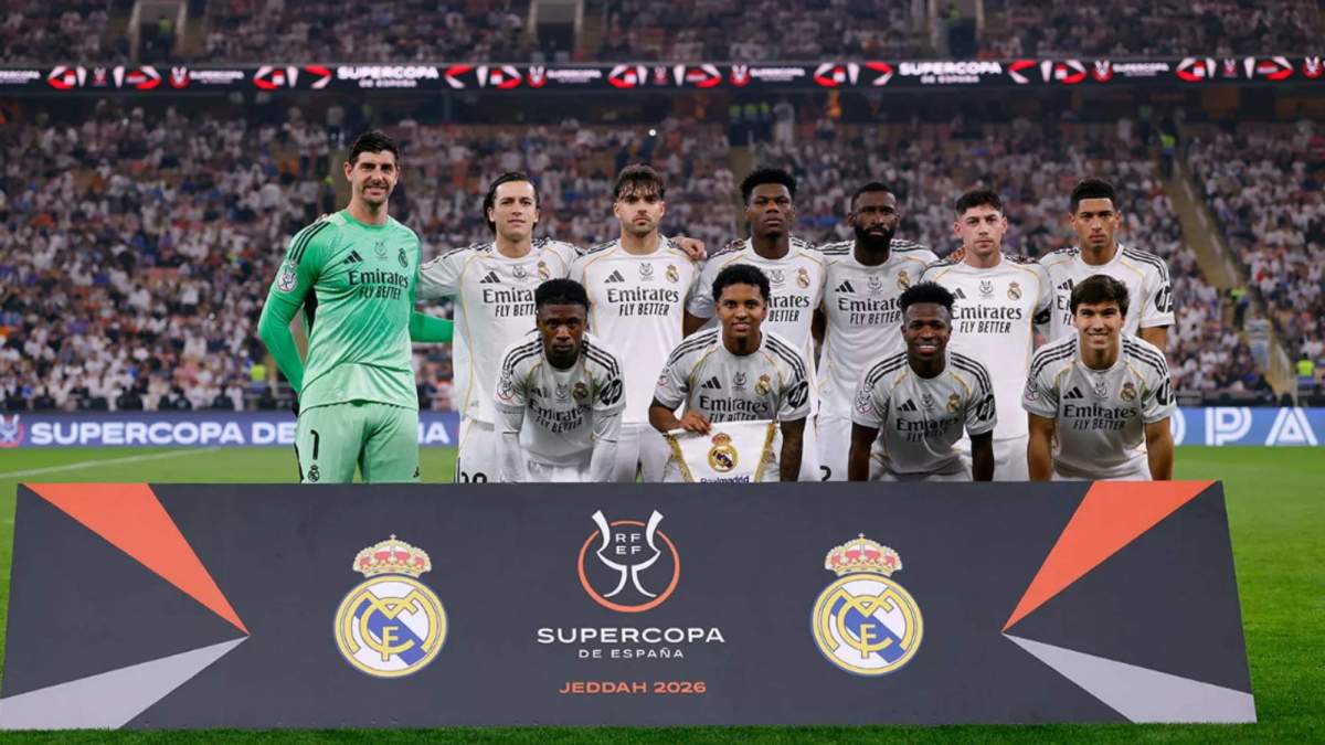Once del Real Madrid contra el Atlético de Madrid