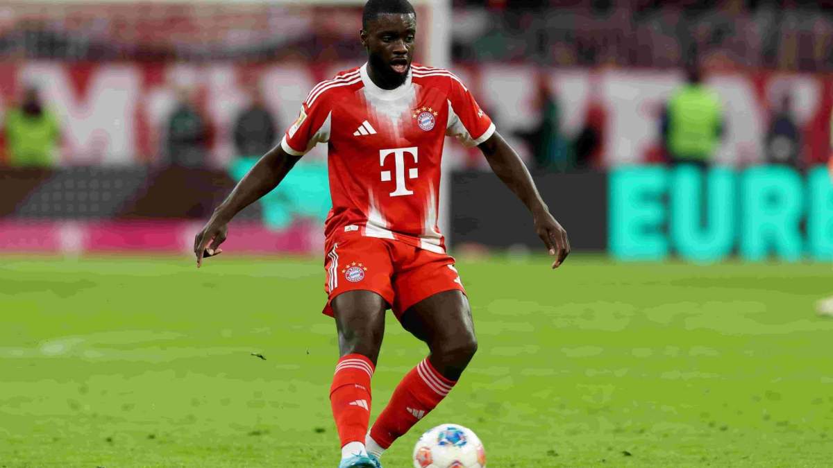 Dayot Upamecano, durante un partido de esta temporada con el Bayern Múnich.