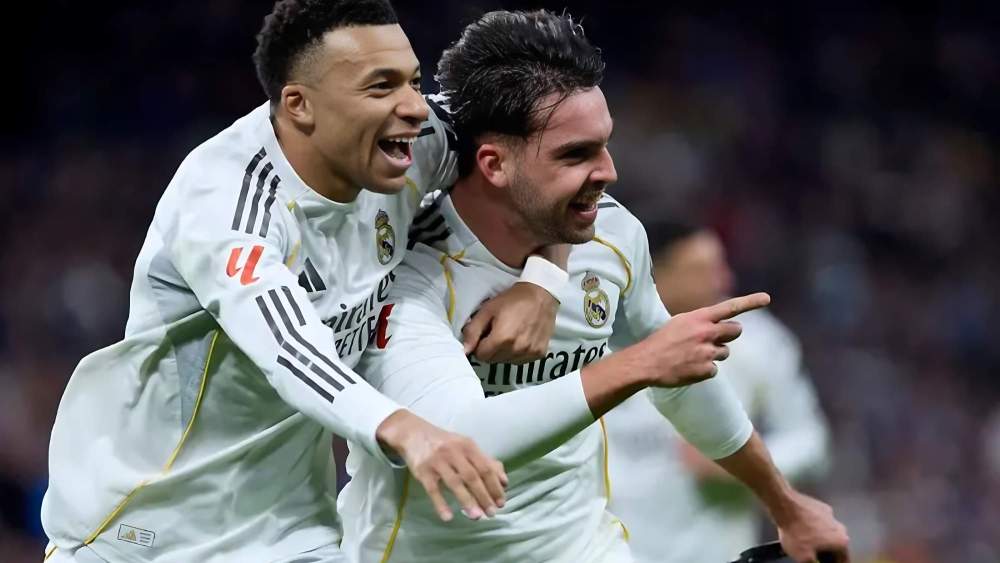 Kylian Mbappé y Raúl Asencio fueron los goleadores del Madrid la pasada jornada liguera contra el Levante.