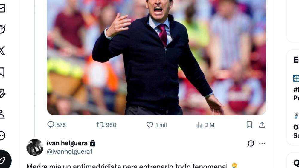 Iván Helguera no ha tardado en reaccionar a los rumores que sitúan a Unai Emery en el Real Madrid. Iván Helguera no ha tardado en reaccionar a los rumores que sitúan a Unai Emery en el Real Madrid.
