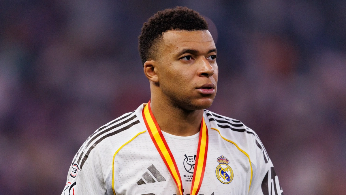 Mbappé tras la final de la Supercopa de España Mbappé tras la final de la Supercopa de España