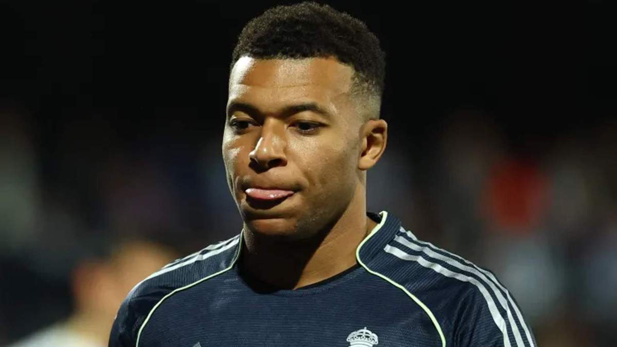 Kylian Mbappé disputando un partido con el Real Madrid. Kylian Mbappé disputando un partido con el Real Madrid.