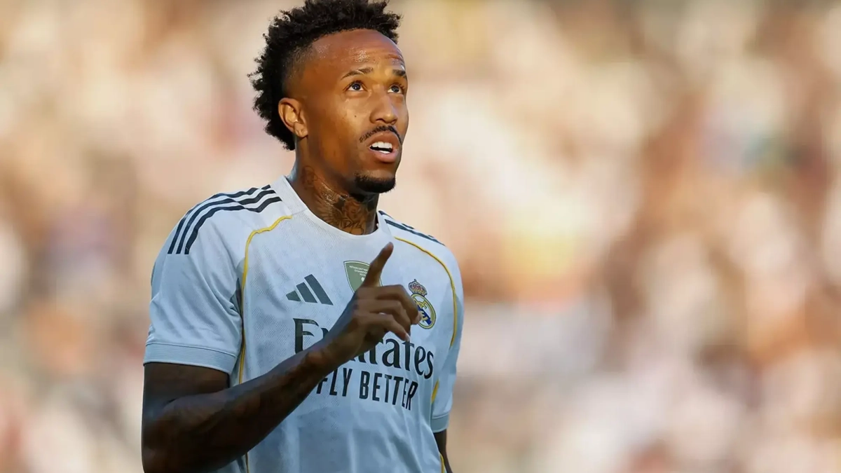 Militao jugando con el Real Madrid Militao jugando con el Real Madrid