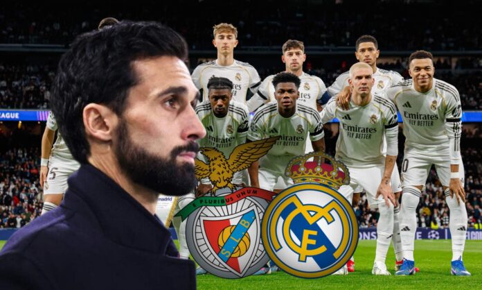 Álvaro Arbeloa apenas toca la alineación del Real Madrid contra el Benfica.