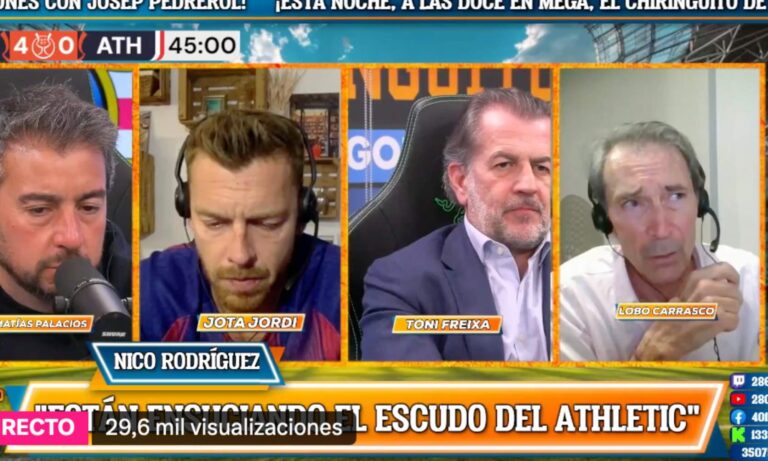 Lobo Carrasco ha querido hacer más sangre con el juego del Athletic Club ante el Barça en la Supercopa de España.