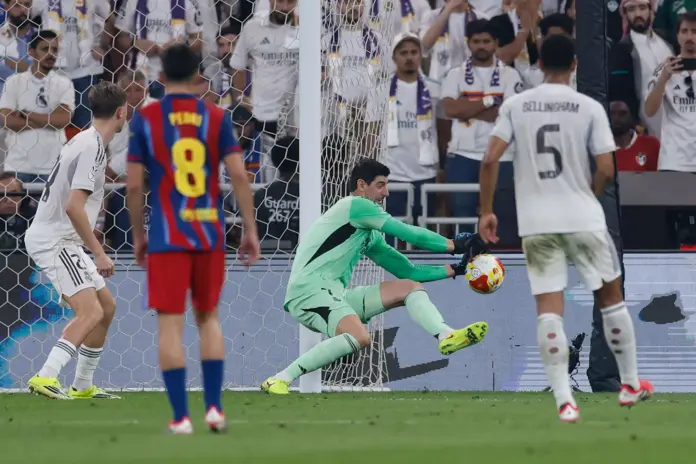  Courtois, sobre la final de Supercopa: «Hemos perdido por detalles»

