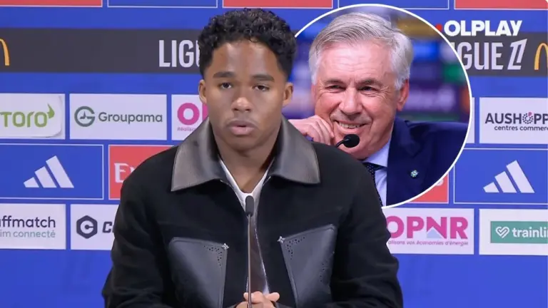  Endrick, sobre su cesión al Lyon: «Ancelotti me dijo que me fuese»

