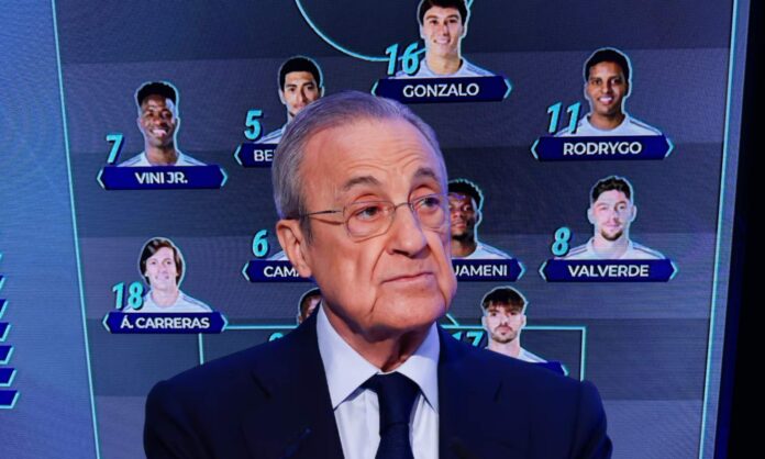 Florentino Pérez ha reaccionado de manera optimista al conocer la alineación de Xabi Alonso ante el Atlético de Madrid.