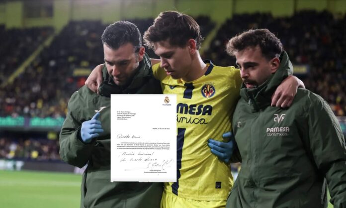 Foyth lesionado en el último partido contra el Villarreal y una carta del Real Madrid.