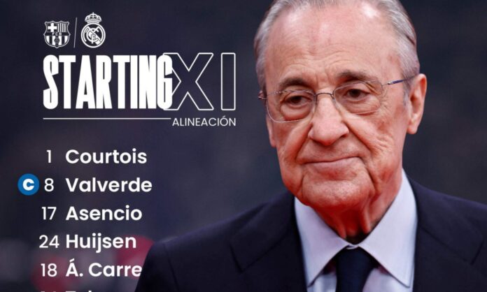 La reacción de Florentino al enterarse de la suplencia de Mbappé ante el Barcelona: 